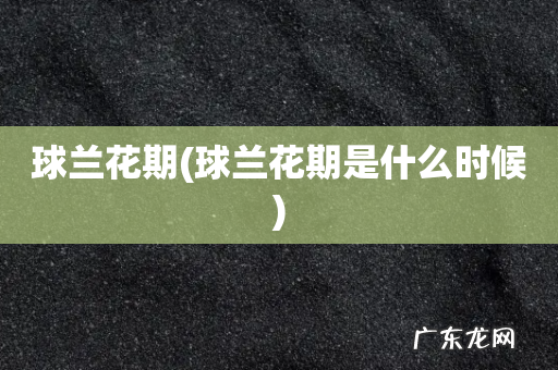 球兰花期是什么时候 球兰花期