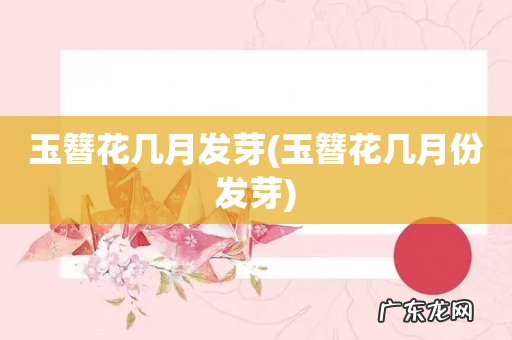 玉簪花几月份发芽 玉簪花几月发芽