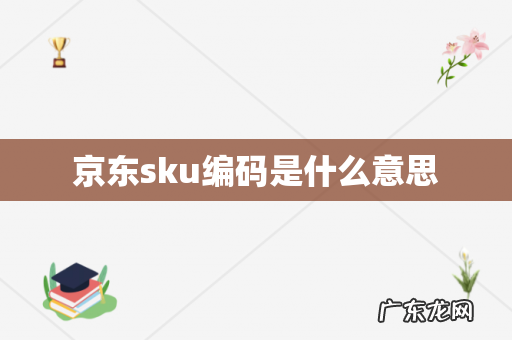 京东sku编码是什么意思