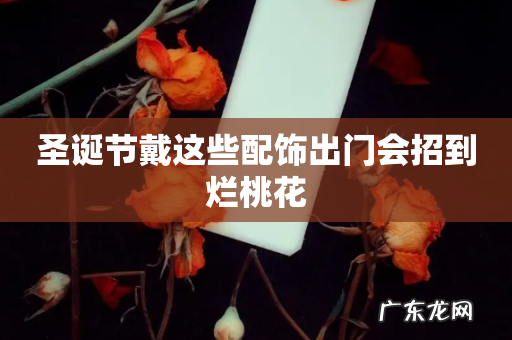 圣诞节戴这些配饰出门会招到烂桃花