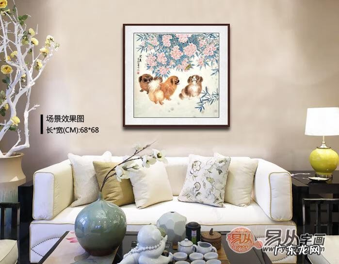 床头挂鹿画有什么讲究 挂画上有鹿的风水