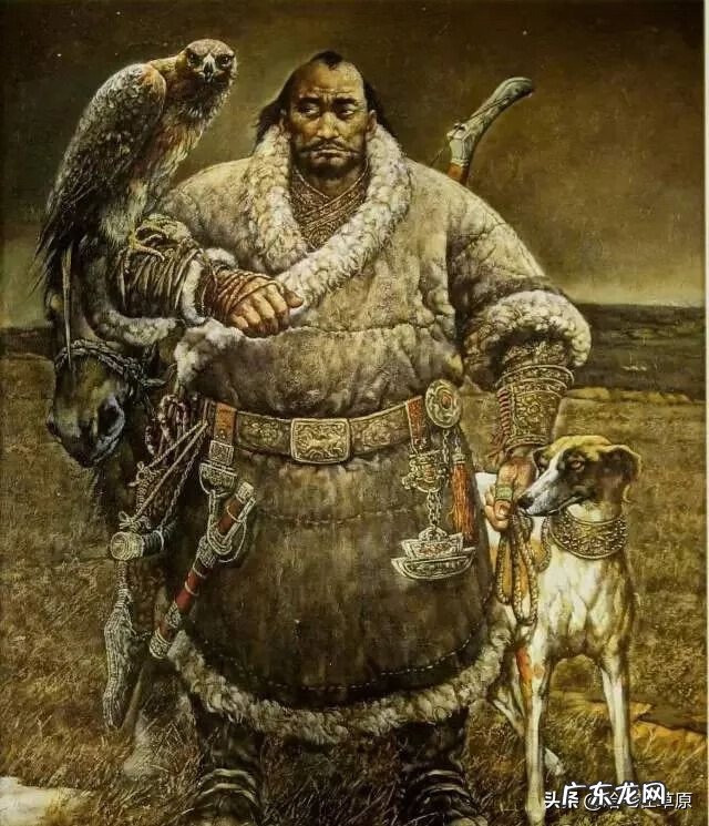 蒙古生活画图片大全 蒙古风情画图片