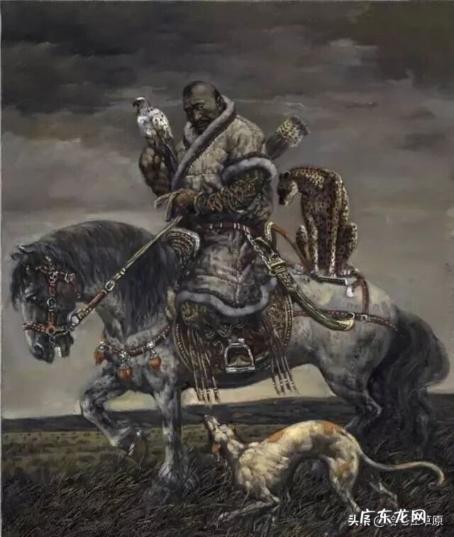 蒙古生活画图片大全 蒙古风情画图片