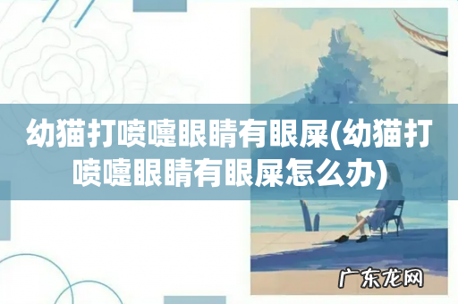 幼猫打喷嚏眼睛有眼屎怎么办 幼猫打喷嚏眼睛有眼屎