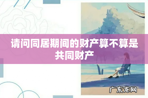 请问同居期间的财产算不算是共同财产