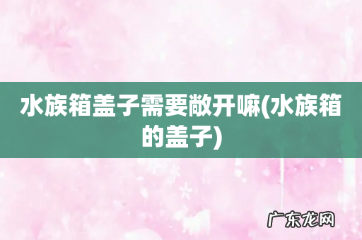 水族箱的盖子 水族箱盖子需要敞开嘛