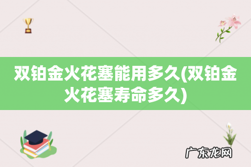 双铂金火花塞寿命多久 双铂金火花塞能用多久