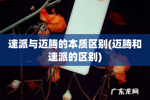 迈腾和速派的区别 速派与迈腾的本质区别