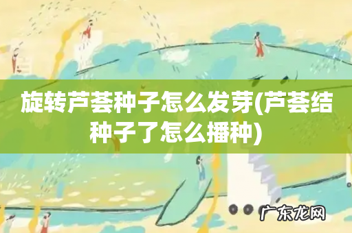 芦荟结种子了怎么播种 旋转芦荟种子怎么发芽