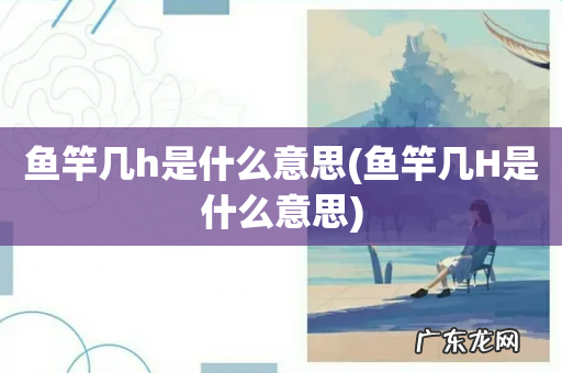 鱼竿几H是什么意思 鱼竿几h是什么意思