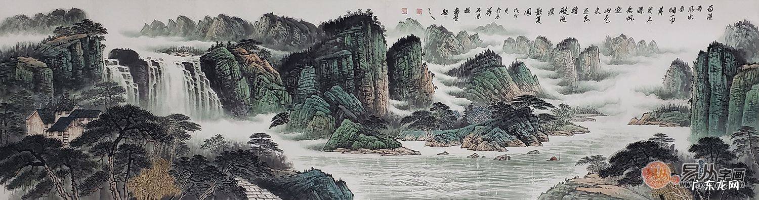 山水画里有人好吗 大山风水画