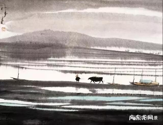 江南风水墨画