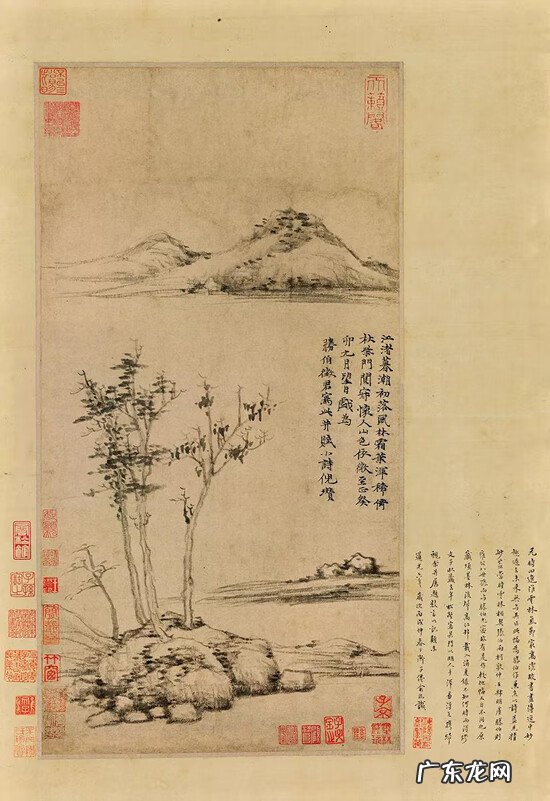 客厅风水画 元朝山水画