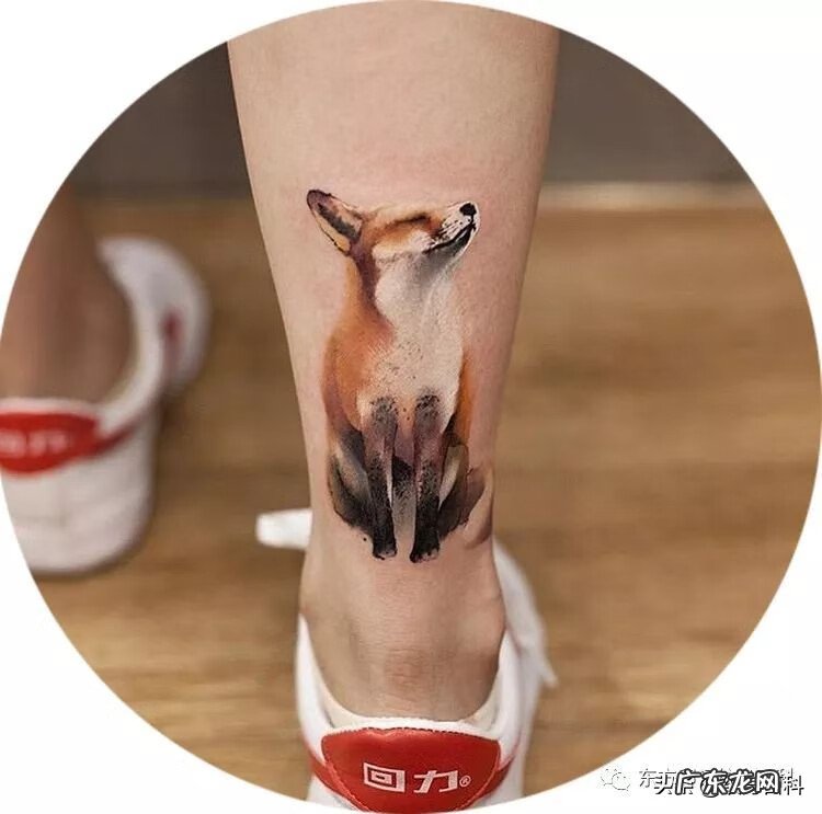 水彩泼墨纹身 水墨画风格纹身