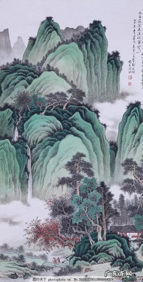 工笔画作品欣赏 工笔画山水