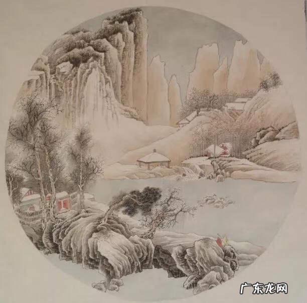 工笔画作品欣赏 工笔画山水