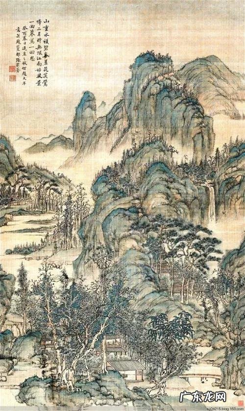 中国风水最好的山水画 宫廷山水画