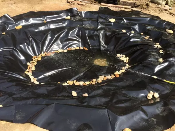 风水池塘的形状图片 人造水塘风水图解