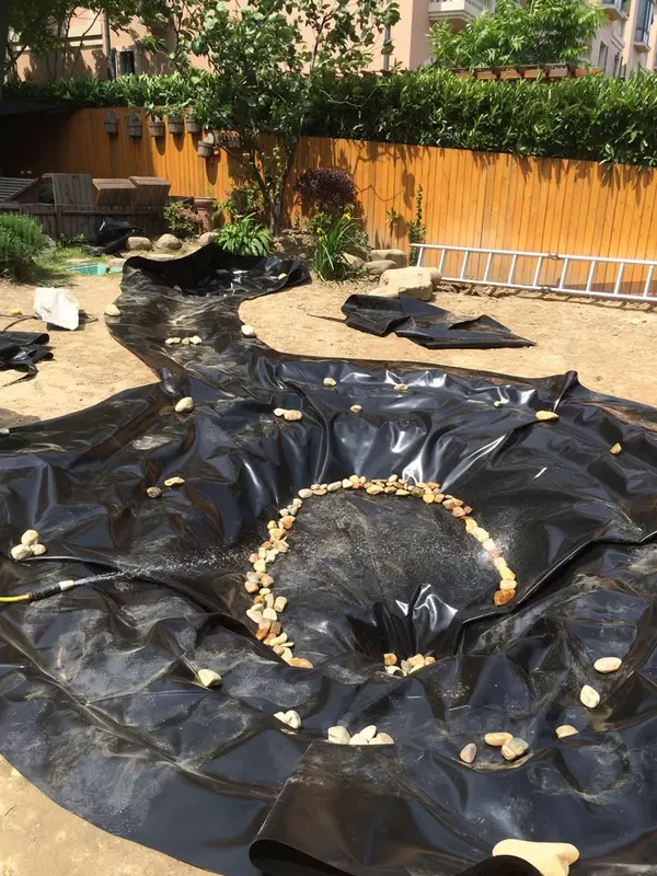 风水池塘的形状图片 人造水塘风水图解