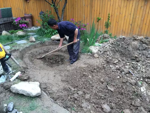 风水池塘的形状图片 人造水塘风水图解