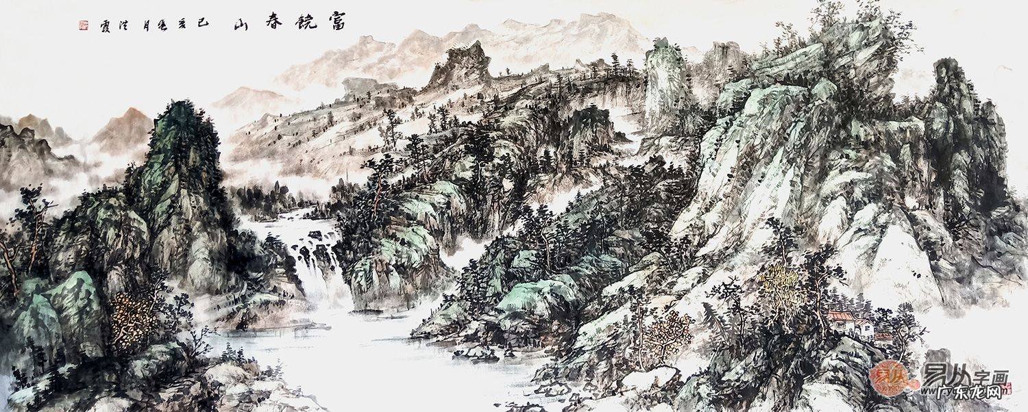 书画与风水关系 家居风水山水画