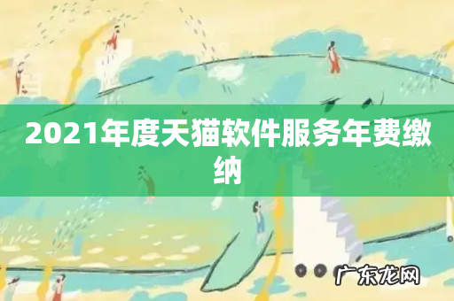 2021年度天猫软件服务年费缴纳