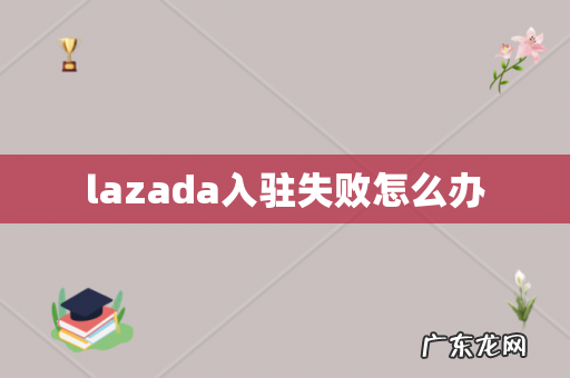 lazada入驻失败怎么办