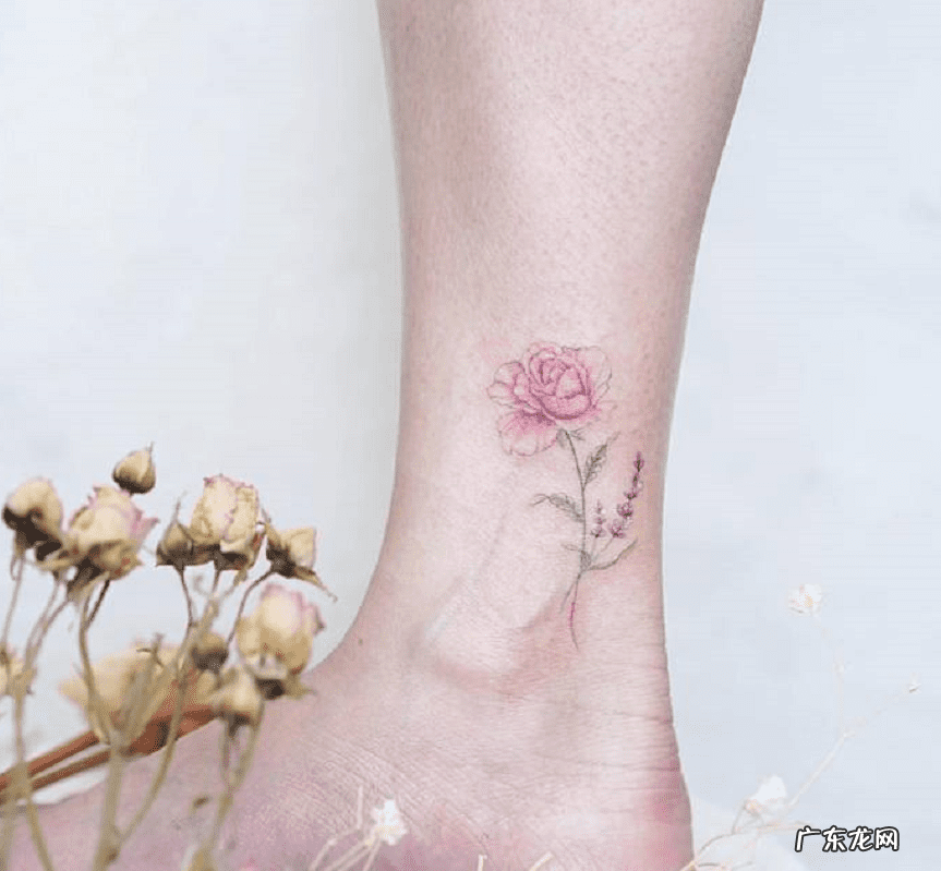 女生脚踝纹身 纹脚踝的纹身图案女