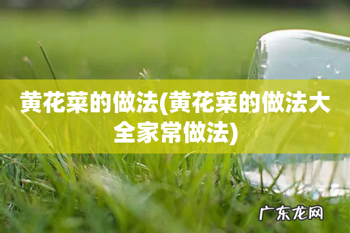黄花菜的做法大全家常做法 黄花菜的做法