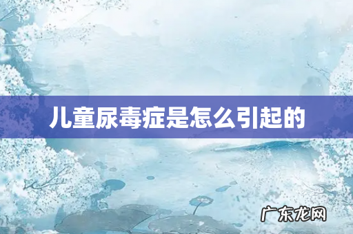 儿童尿毒症是怎么引起的