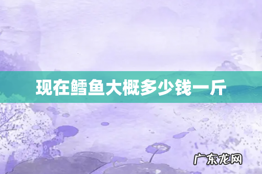 现在鳕鱼大概多少钱一斤