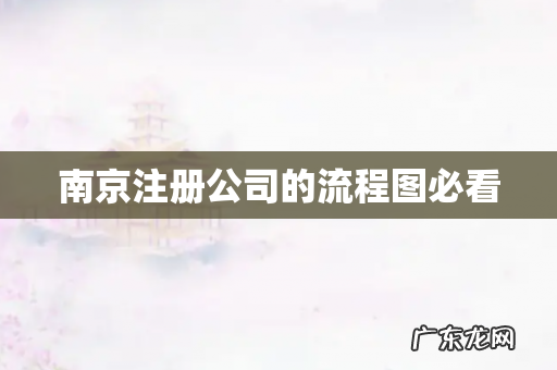 南京注册公司的流程图必看