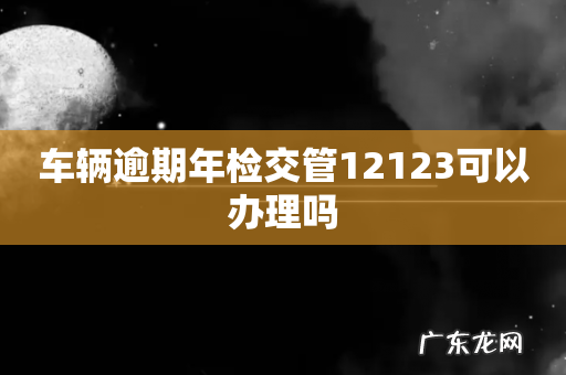 车辆逾期年检交管12123可以办理吗