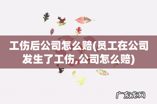 员工在公司发生了工伤,公司怎么赔 工伤后公司怎么赔