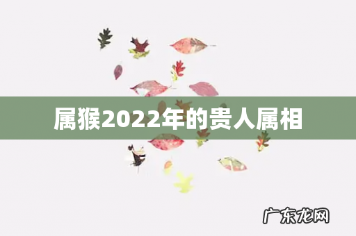 属猴2022年的贵人属相