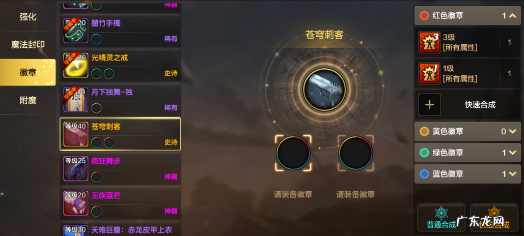 dnf徽章镶嵌栏颜色 dnf装备镶嵌徽章颜色