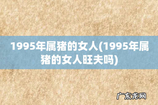 1995年属猪的女人旺夫吗 1995年属猪的女人