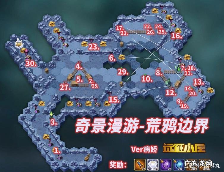 剑与远征迷霭之森路线图 剑与远征荒鸦边界主神