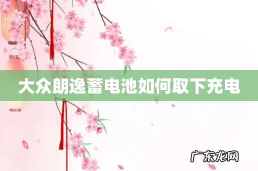 大众朗逸蓄电池如何取下充电