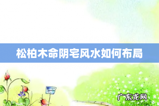 松柏木命阴宅风水如何布局