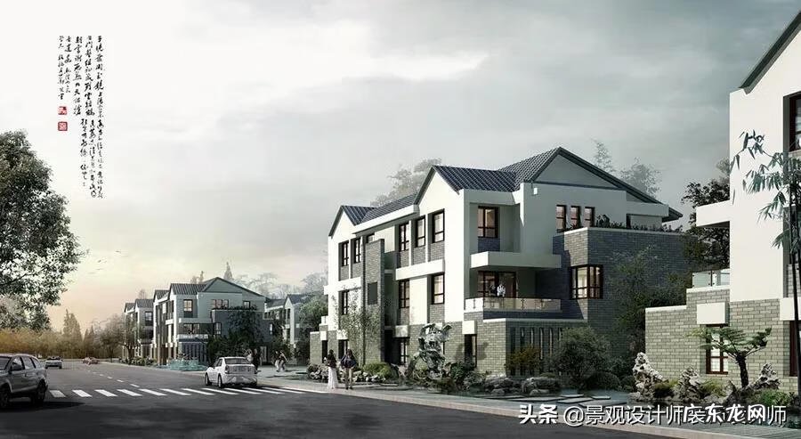 中式别墅设计效果图 中式风格别墅图