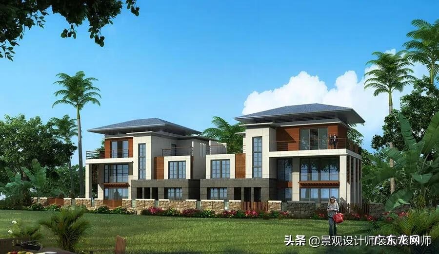 中式别墅设计效果图 中式风格别墅图