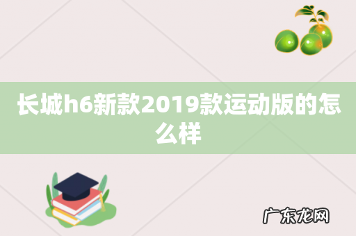 长城h6新款2019款运动版的怎么样