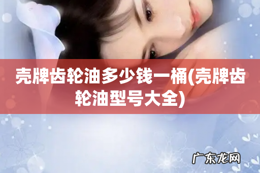 壳牌齿轮油型号大全 壳牌齿轮油多少钱一桶