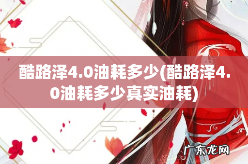 酷路泽4.0油耗多少真实油耗 酷路泽4.0油耗多少