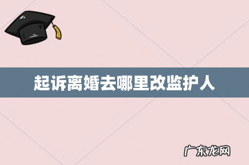 起诉离婚去哪里改监护人