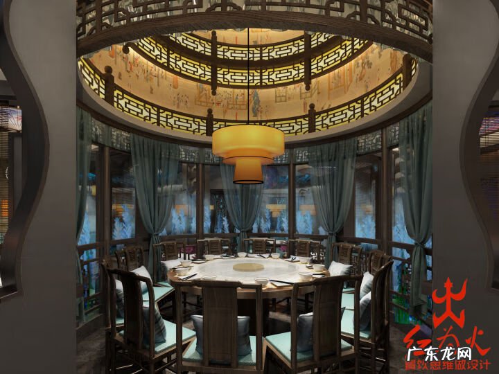 饭店设计装修效果图 饭店设计效果图大全