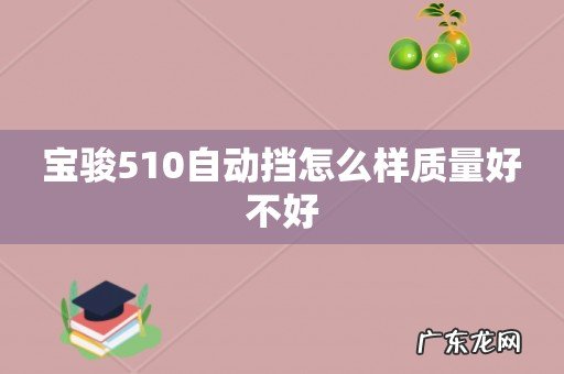 宝骏510自动挡怎么样质量好不好