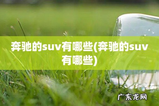 奔驰的suv有哪些 奔驰的suv有哪些