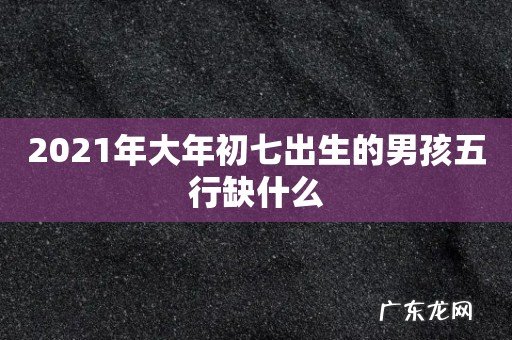 2021年大年初七出生的男孩五行缺什么